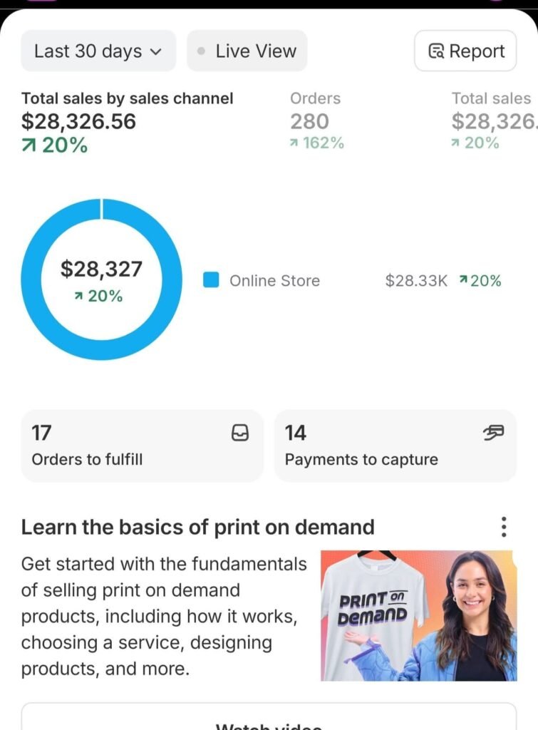 Scaling a Shopify Store to $28K in 30 Days